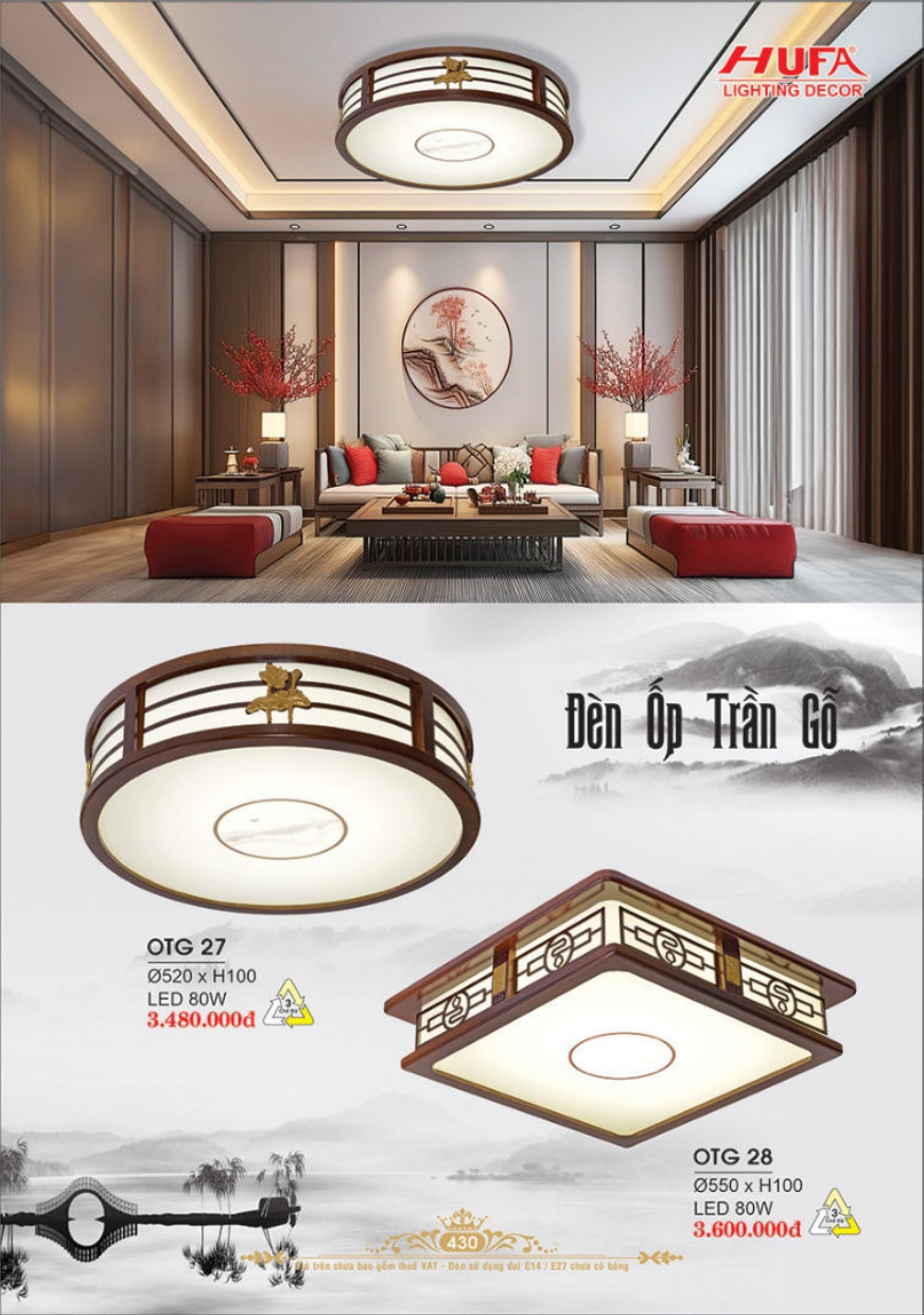 Bảng giá đèn trang trí HUFA